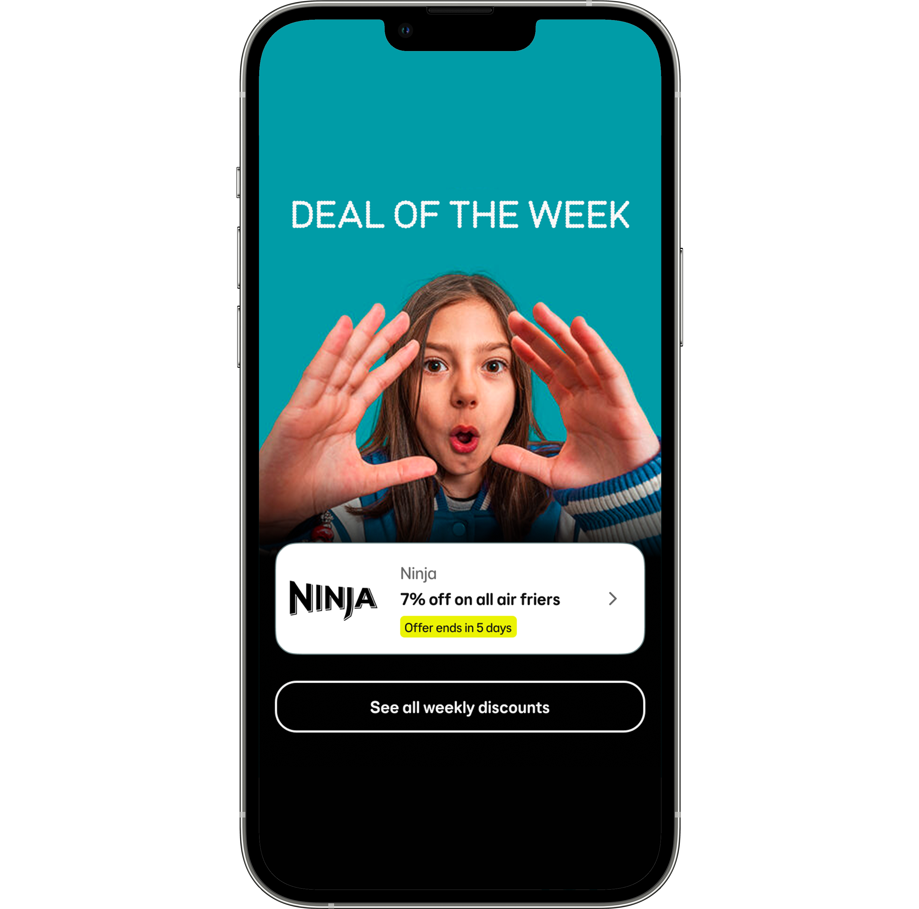 EE app weekly discounts screen