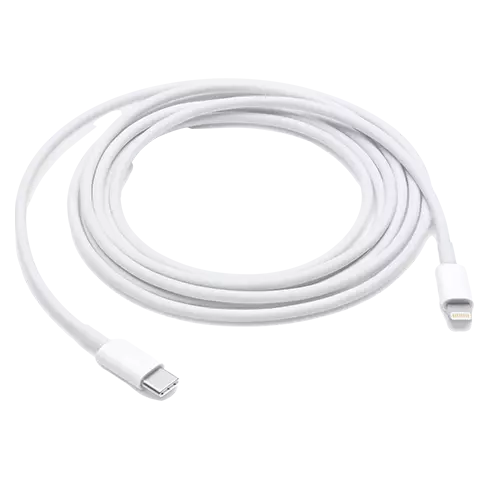 Buy Basetech USB cable USB 2.0 USB-C® plug, Apple Lightning plug 2.00 m  White BT-2347612