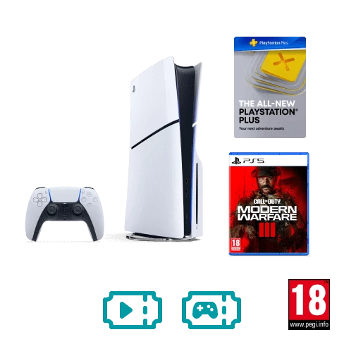 PS5 Slim Bundle with Modern Warfare 3 & 24 months PS Extra